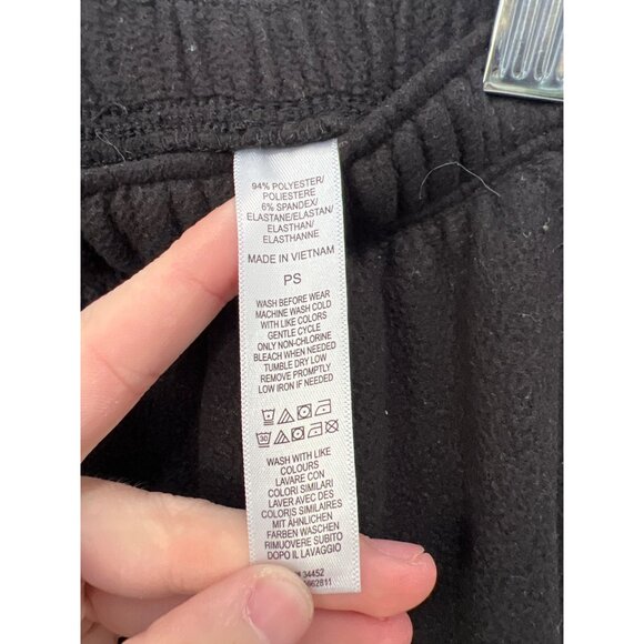 Cuddl Duds Petite Fleecewear with Stretch Notch Collar PJ Set Size Small Black - Picture 6 of 8